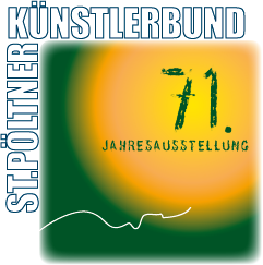 Logo St. Pöltner Künstlerbund 65. Jahresausstellung