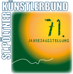 Logo 71. Jahresaustellung des St. Pöltner Künstlerbundes