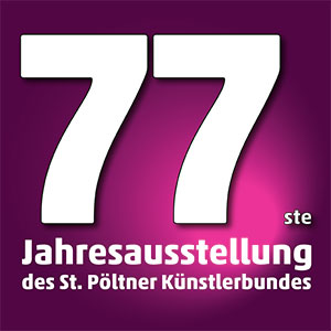 Logo 77. Jahresausstellung des St. Pöltner Künstlerbundes